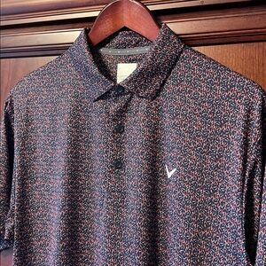 Like New Callaway Opti-Dri Classic Rare Multicolored Design Blue & Red Golf Polo